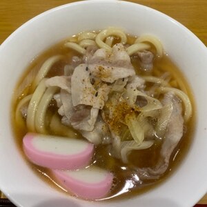 簡単かけうどん♪